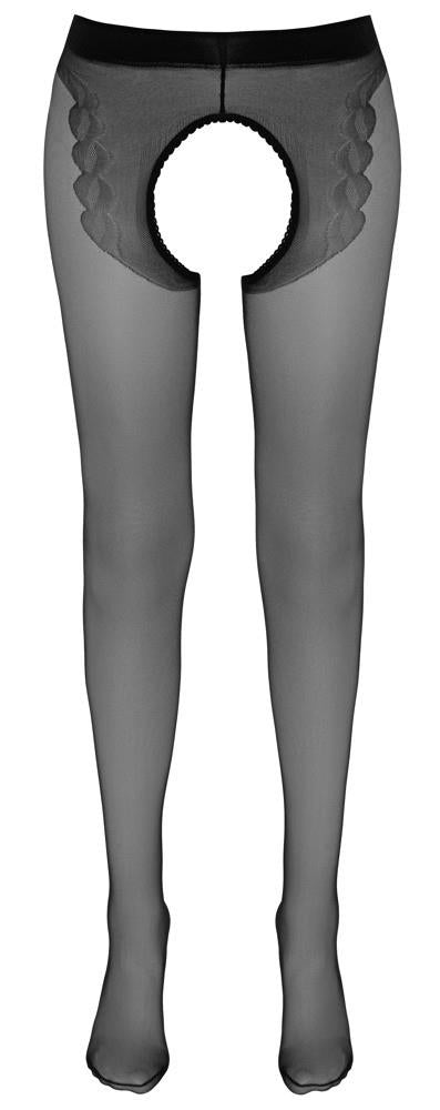 Harisnya Tights – nyitott, fekete 25102861611 | Cottelli LEGWEAR