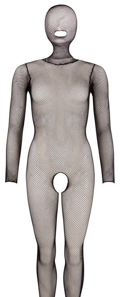 Catsuit – aus Netz, ouvert, schwarz 25509541101 | NO:XQSE