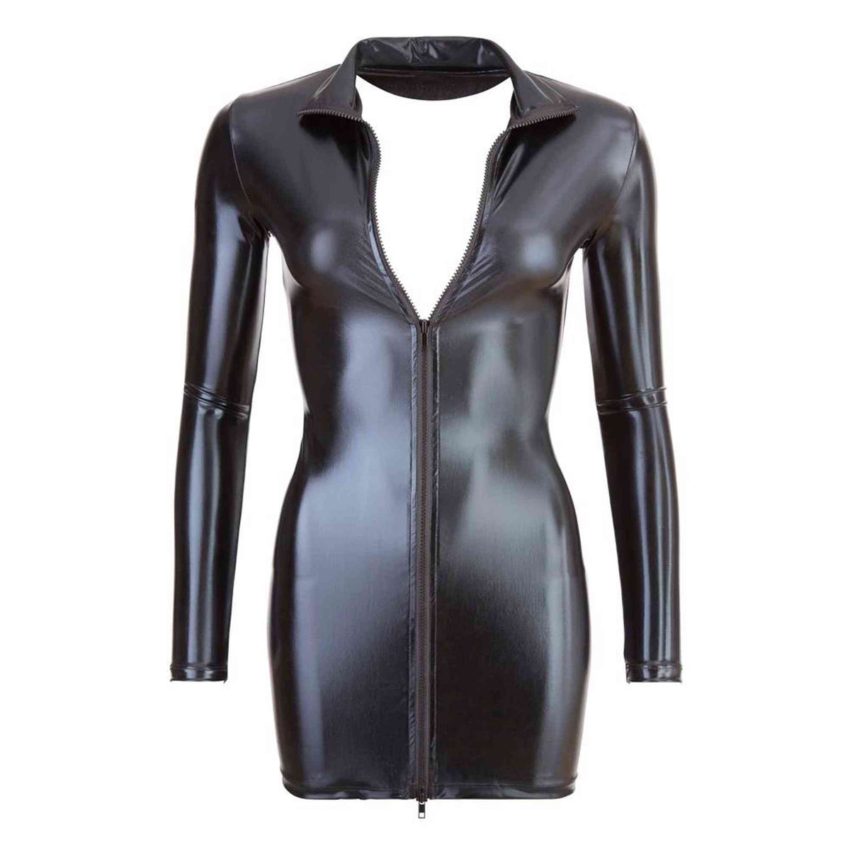 Vestito – maniche lunghe, con zip, nero 27136161021 | Cottelli PARTY
