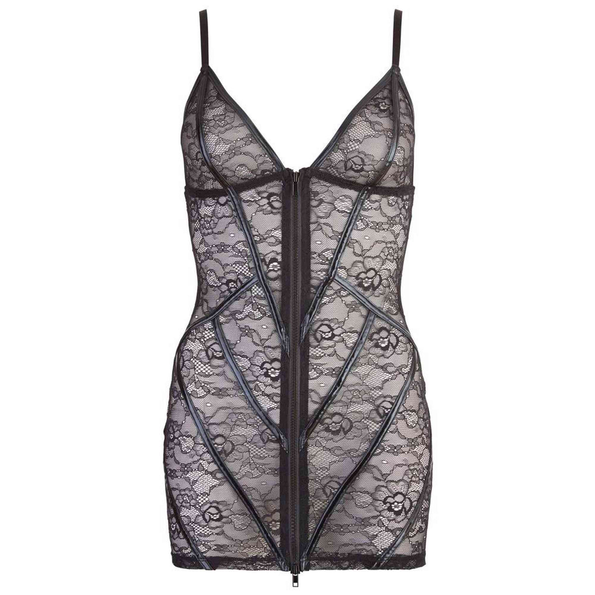 Ruha – csipke, wetlook, fekete | Cottelli LINGERIE