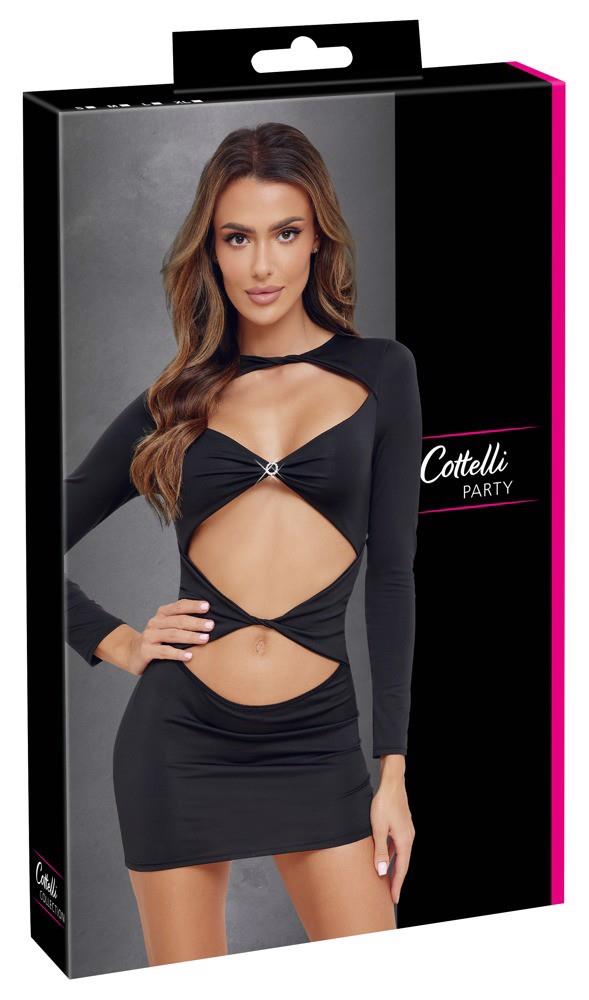 Mini-robe noire M