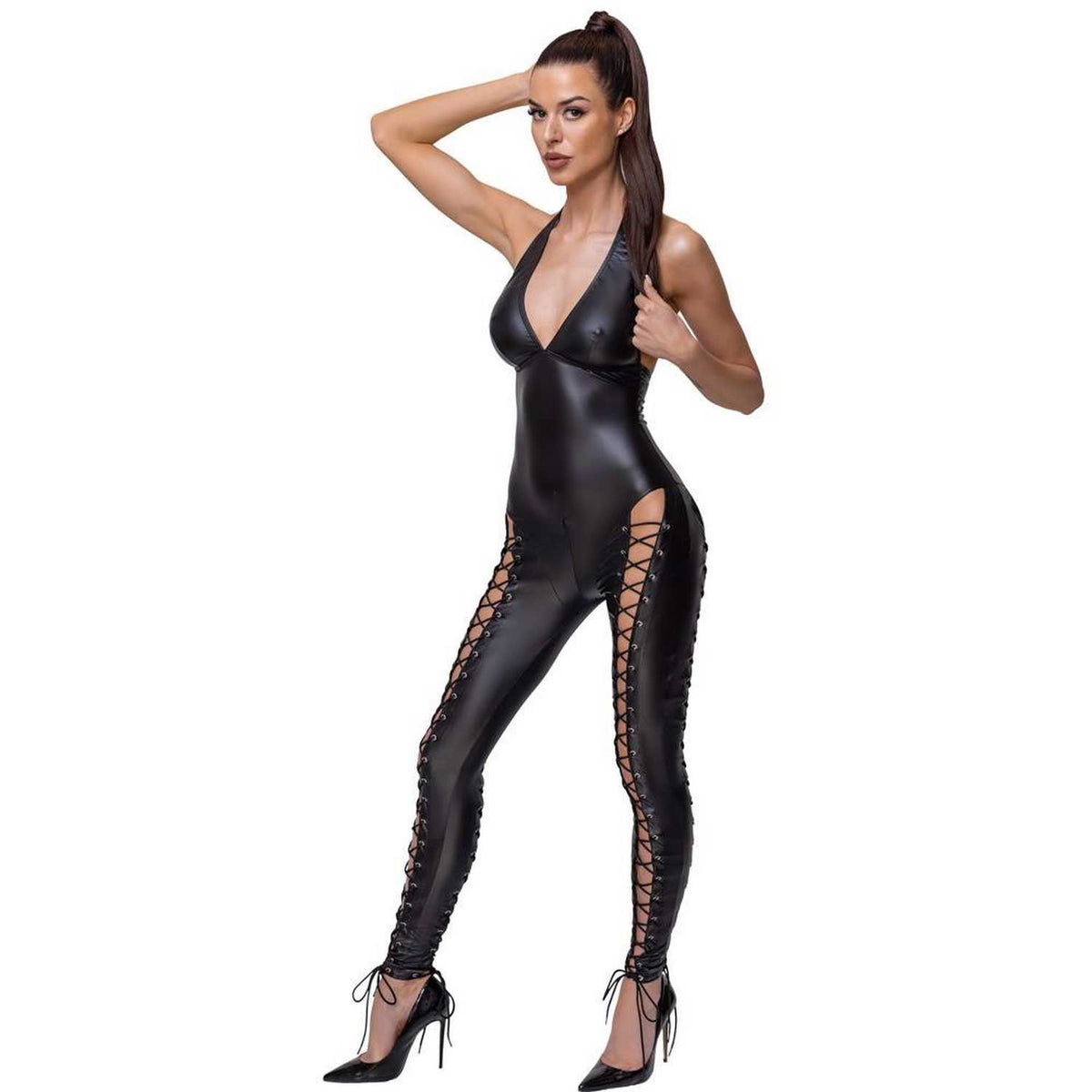 Catsuit Jumpsuit – fekete 27306341031 | Cottelli PARTY