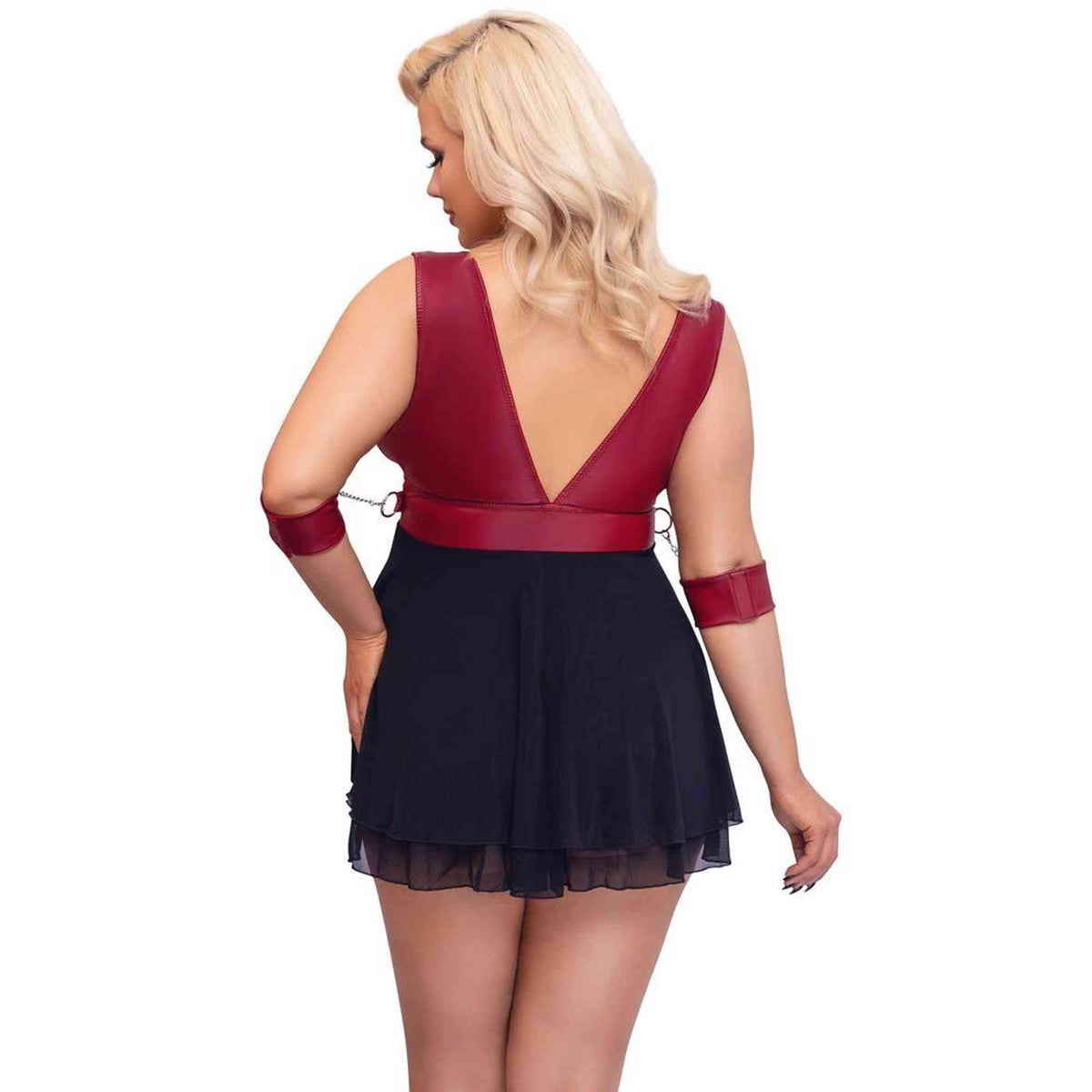 Babydoll – mini, nero | Cottelli BONDAGE