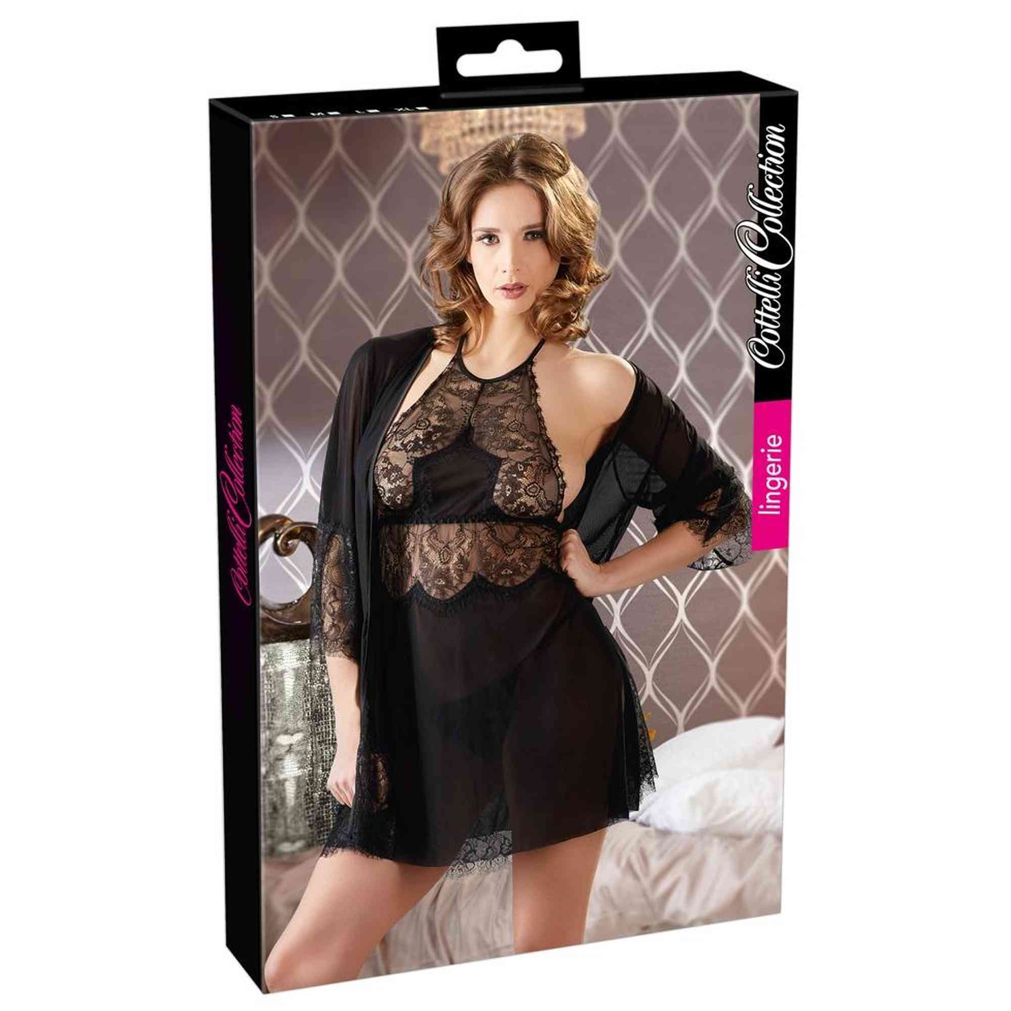 Chemise Set black XL