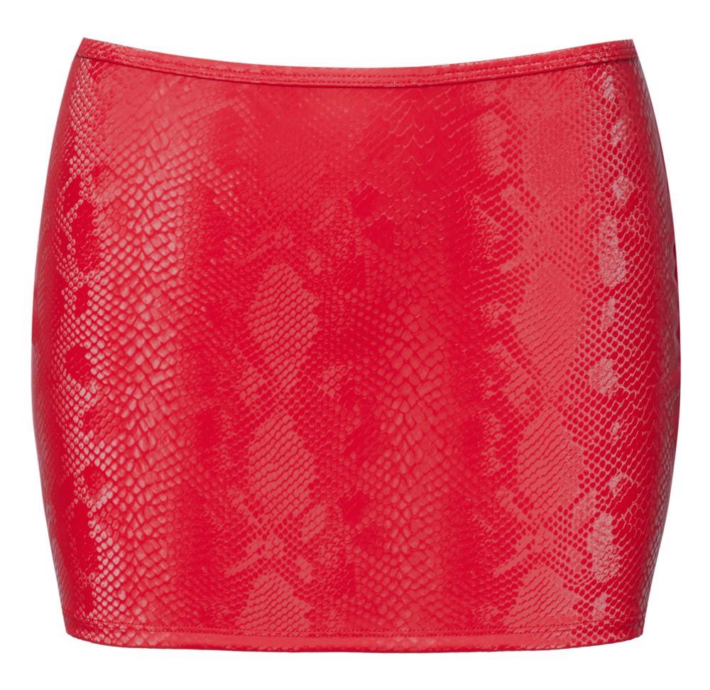 Mini-jupe rouge M