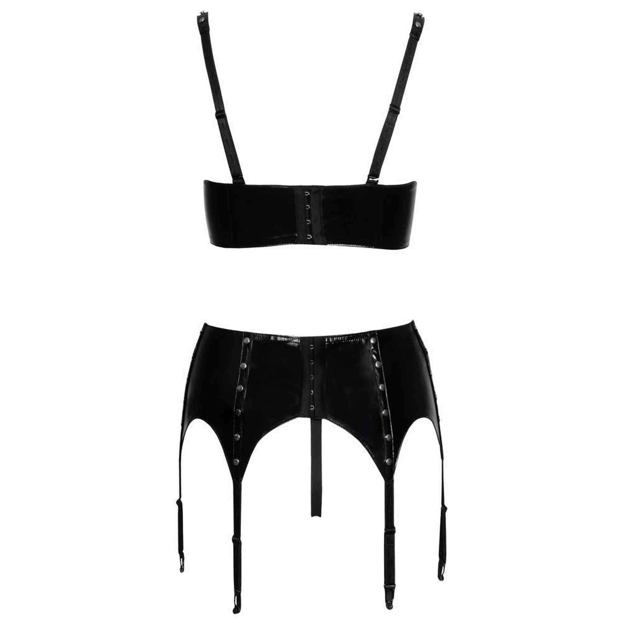 Ensemble soutien-gorge vinyl S