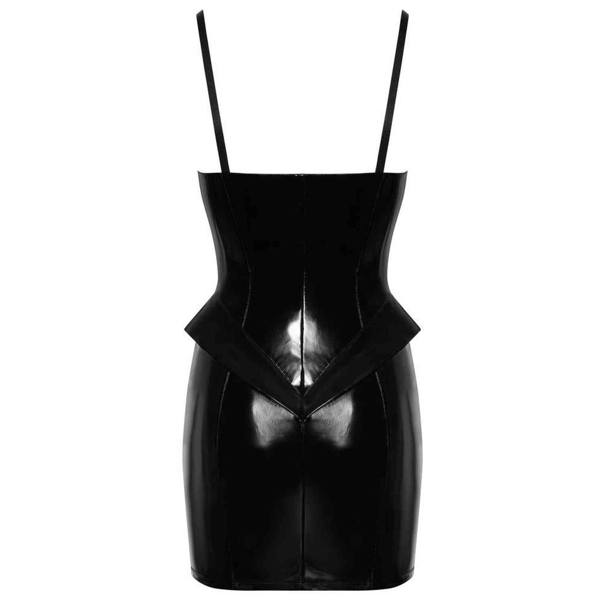 Vestido – wetlook, con cremallera, negro 28517171031 | Black Level
