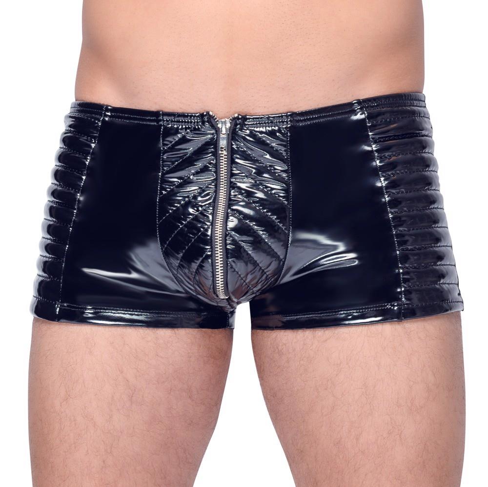 Men's pants – wetlook, black 28904881712 | Black Level