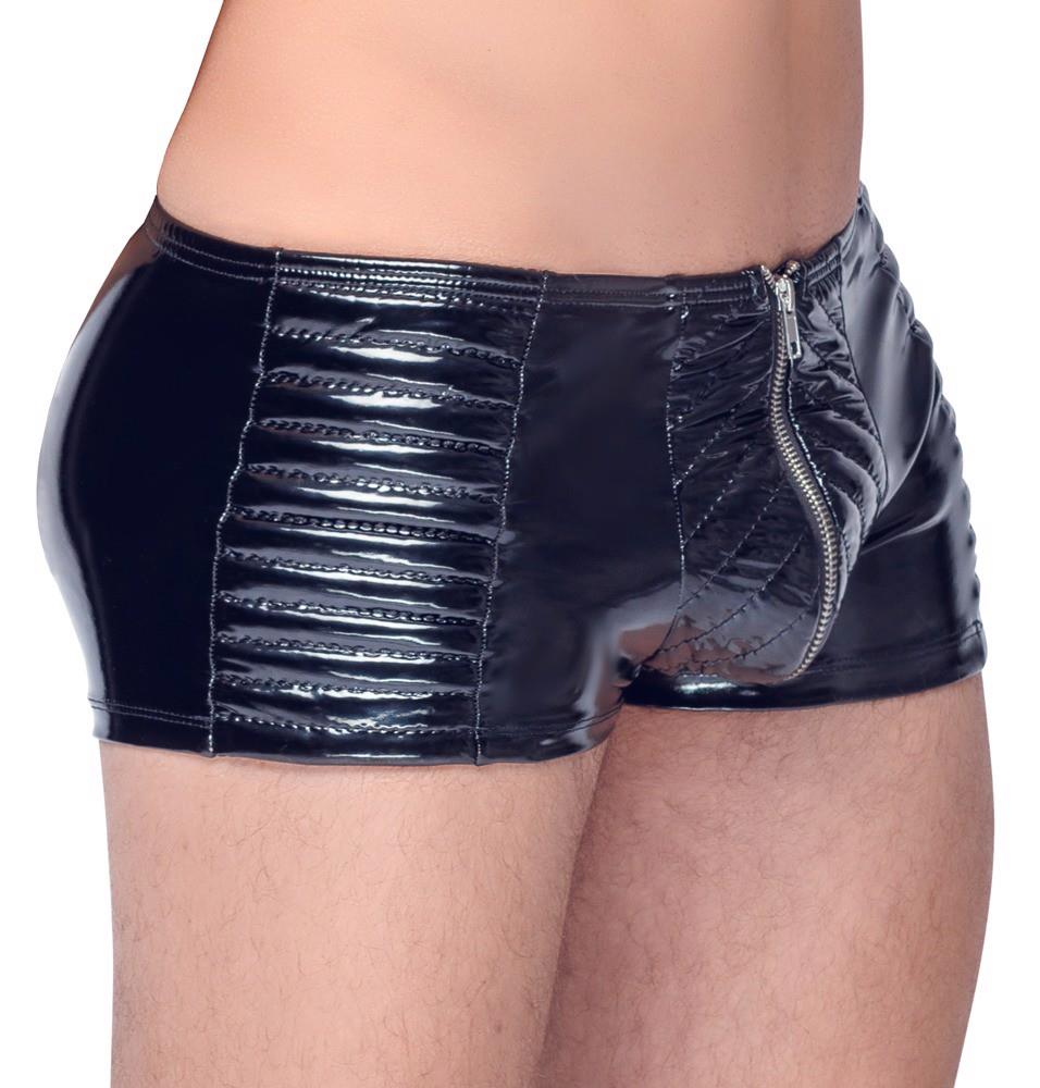 Men's pants – wetlook, black 28904881712 | Black Level