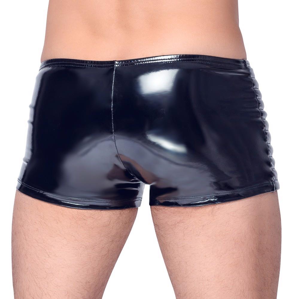 Men's pants – wetlook, black 28904881712 | Black Level