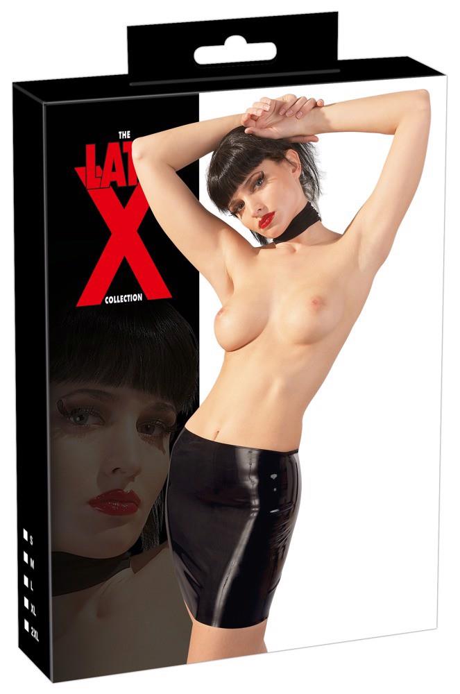 Latex Mini Skirt