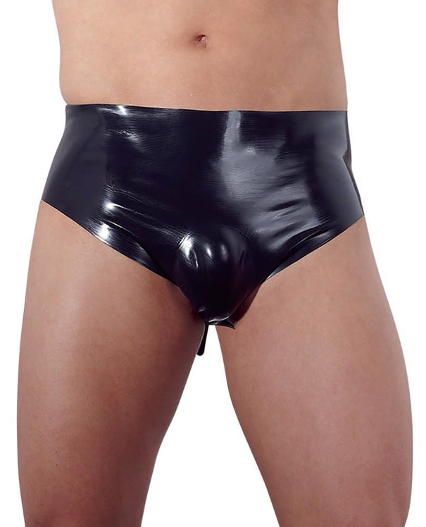 Slip Homme Latex avec Plug S