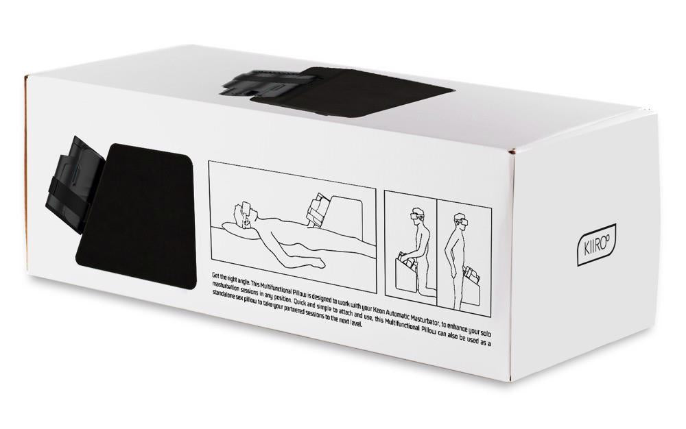 Masturbador Keon Multifunctional Pillow 40 cm – preto | Kiiroo