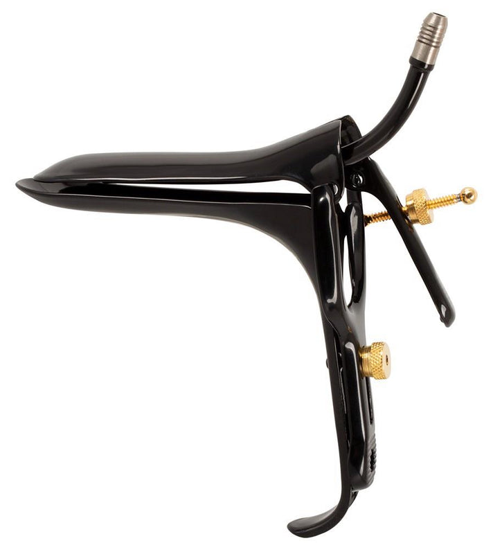 Accessorio per gioco medico Speculum with Air Tube – nero | fetish Collection