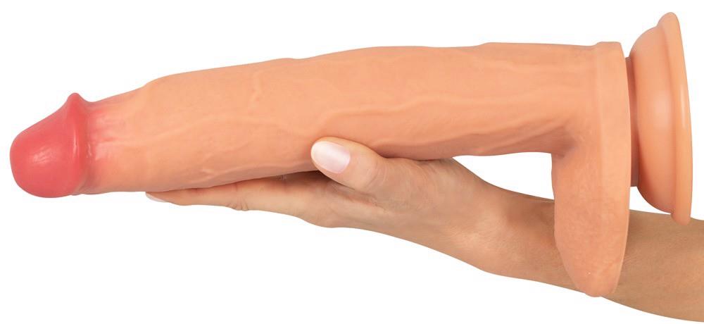 Dildo realistico Giant 32.7 cm – con ventosa, nude | Realistixxx