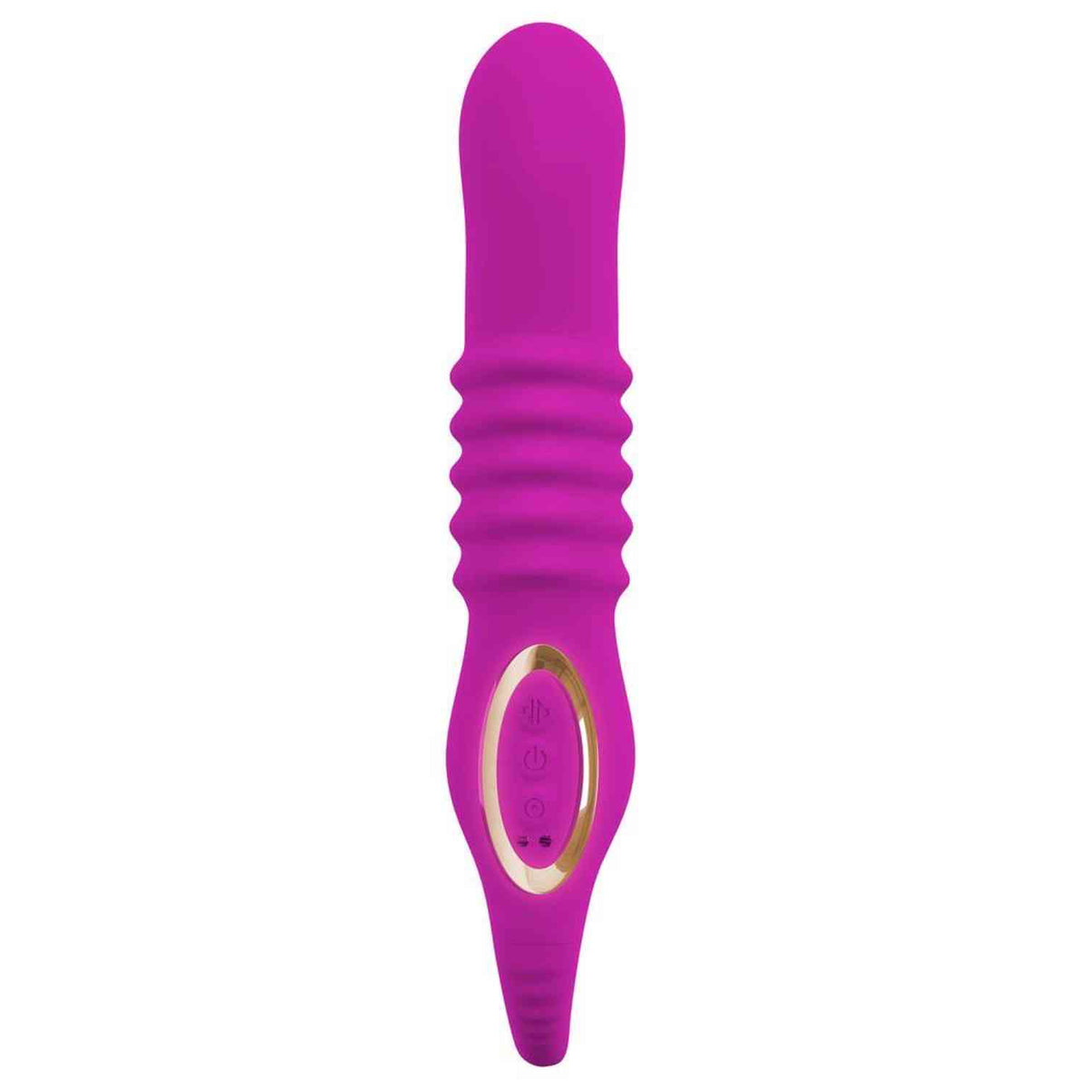 Strap-on 3 funções – recarregável, vibratório, roxo | JAVIDA