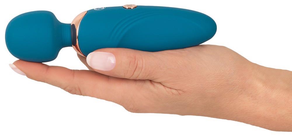 Masajeador wand Petite 10 funciones – recargable, azul