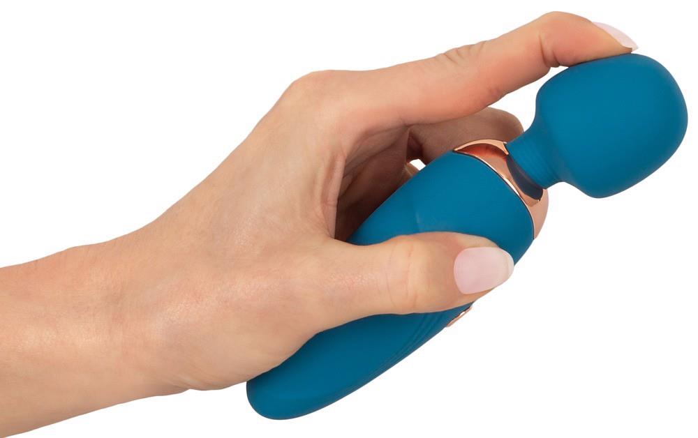 Masajeador wand Petite 10 funciones – recargable, azul