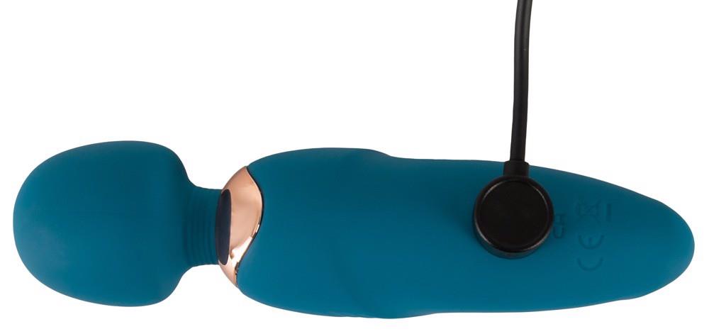 Masajeador wand Petite 10 funciones – recargable, azul