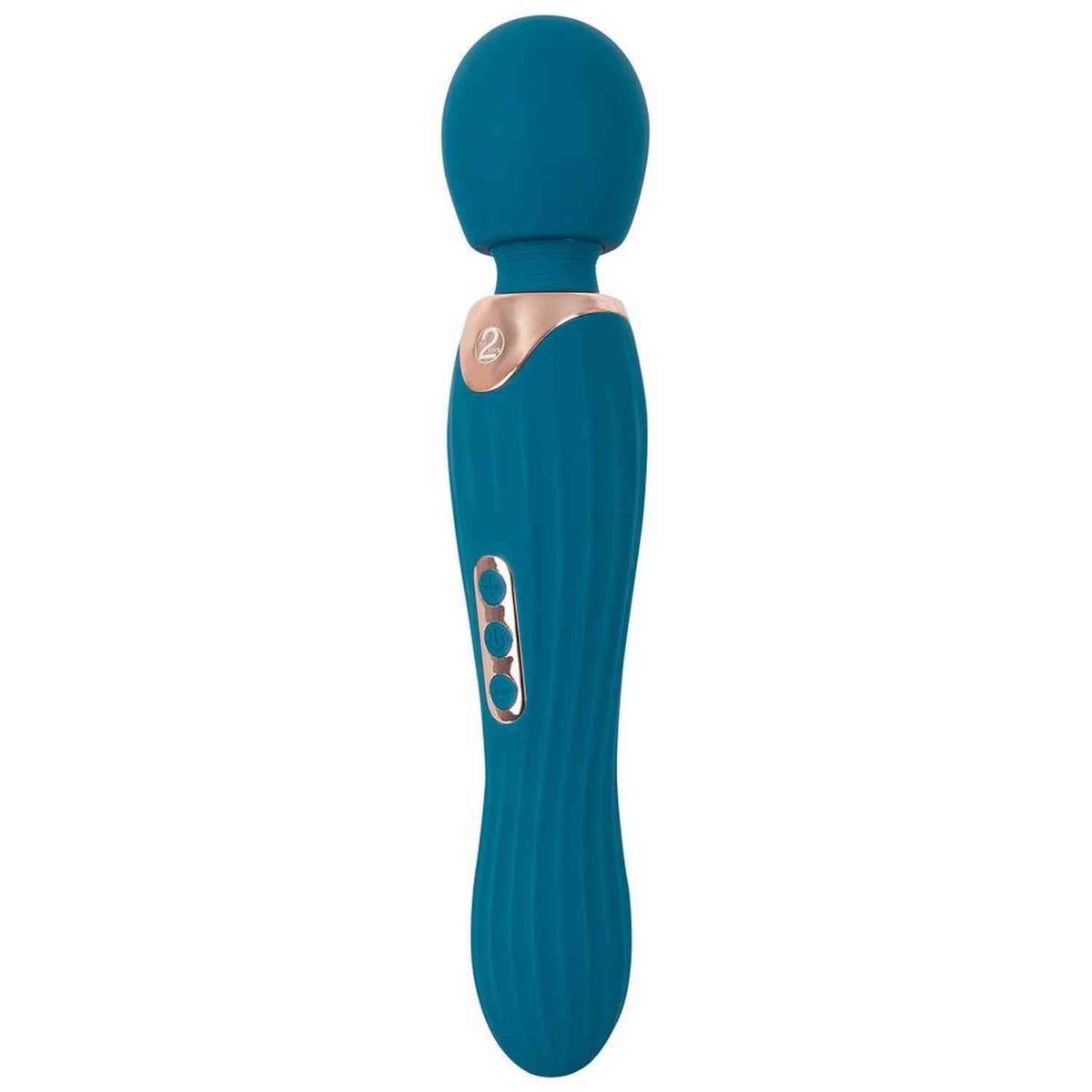 Wand-Massagegerät Grande 5 Funktionen – wiederaufladbar, blau