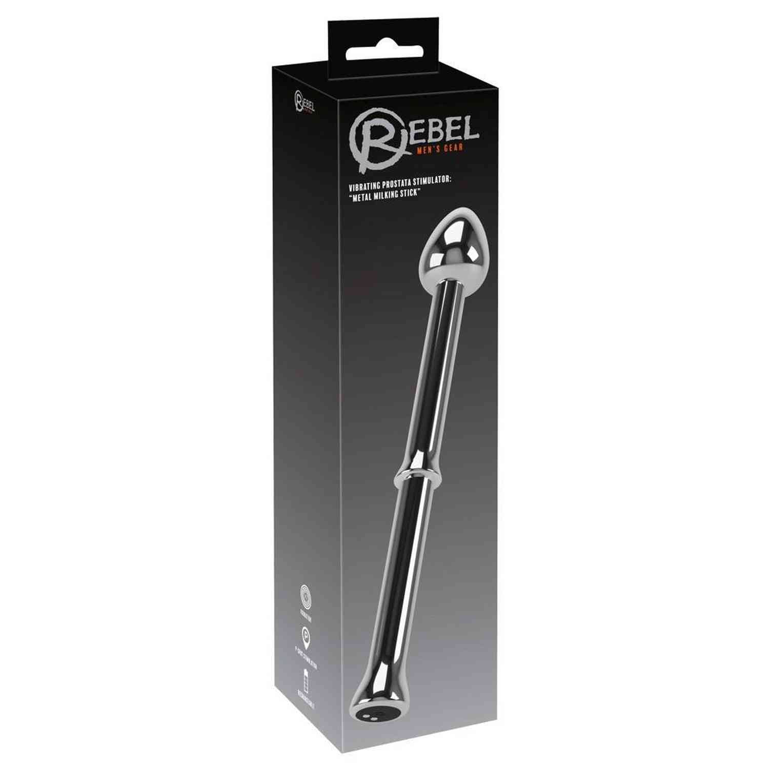 Vibrating Prostata Stimulator: Metal Milking Stick