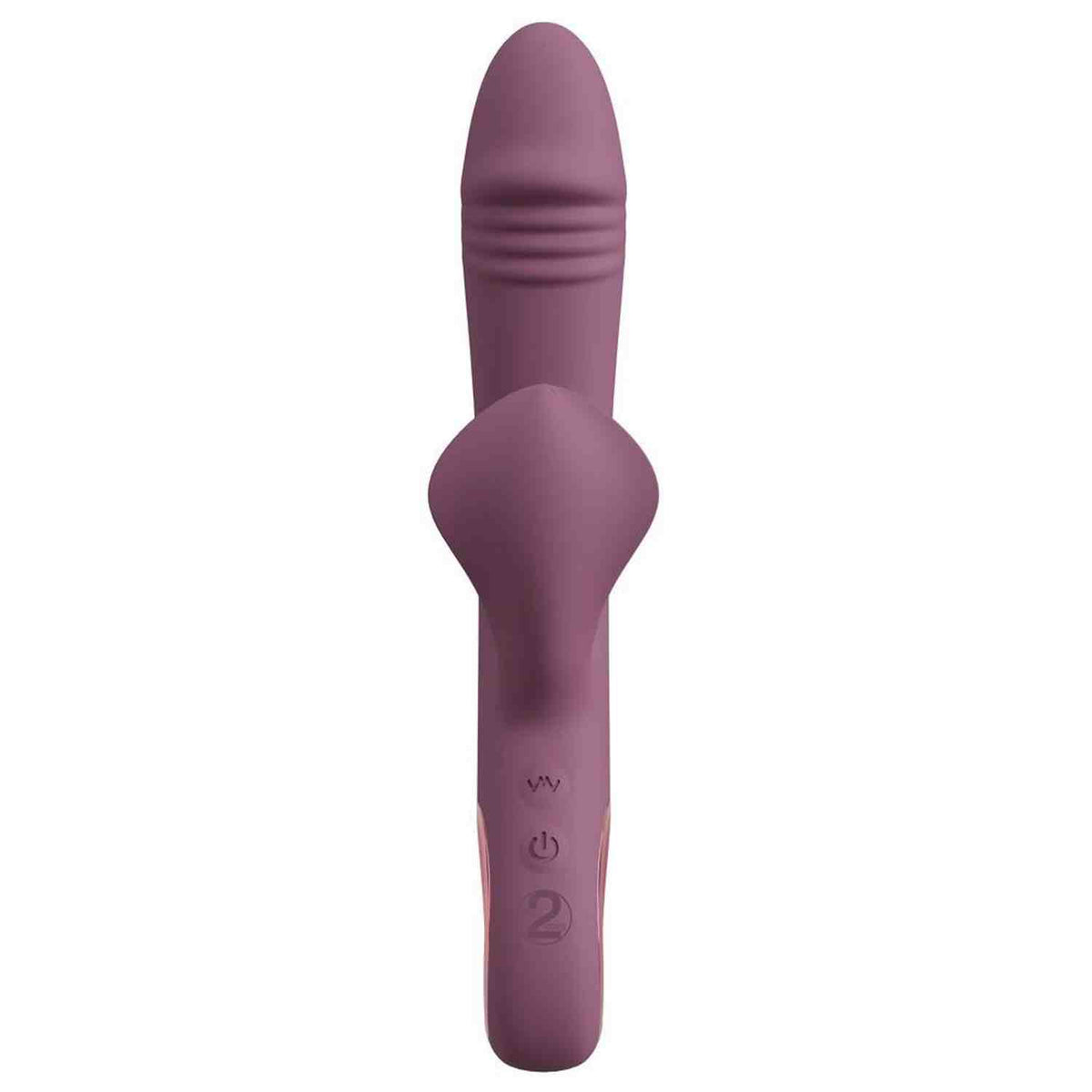 Masturbator Triple 10 Funktionen – wiederaufladbar, vibrierend, lila