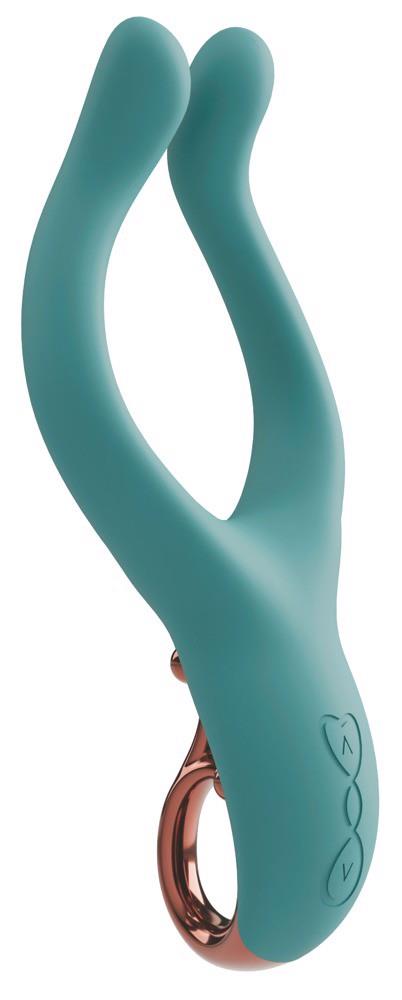 Special vibrator Magician 16 functions – rechargeable, turquoise