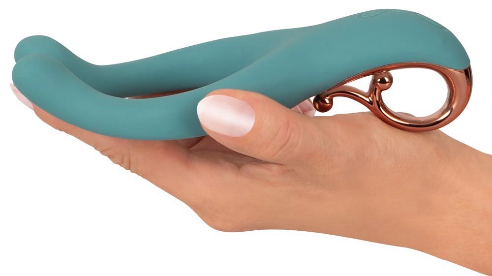 Special vibrator Magician 16 functions – rechargeable, turquoise