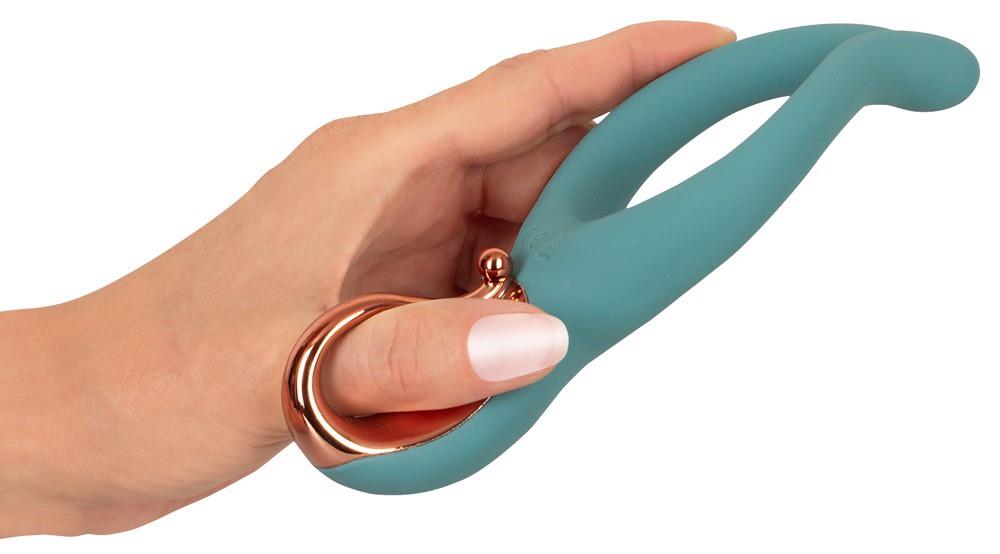Special vibrator Magician 16 functions – rechargeable, turquoise