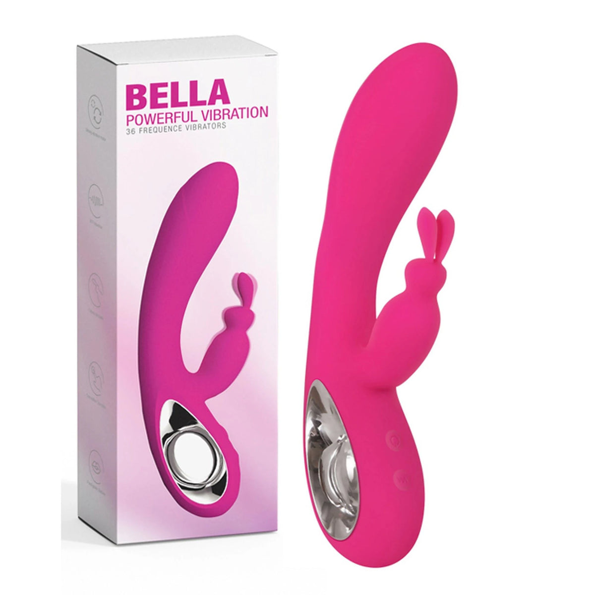 Vibratore rabbit Bella 36 funzioni – ricaricabile, fucsia | Favorites