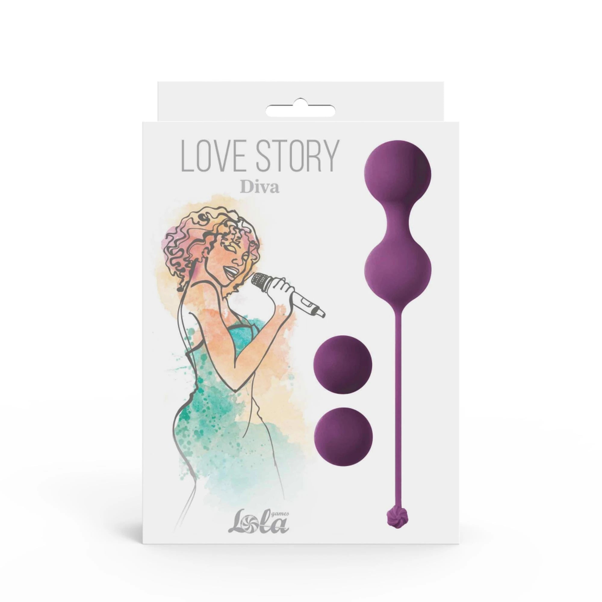 Ensemble de boules vaginales Love Story Diva Lavande Crépuscule