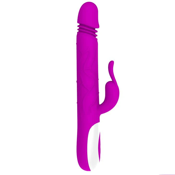 Vibratore rabbit Adrian 4 funzioni – ricaricabile, rosso | Pretty Love