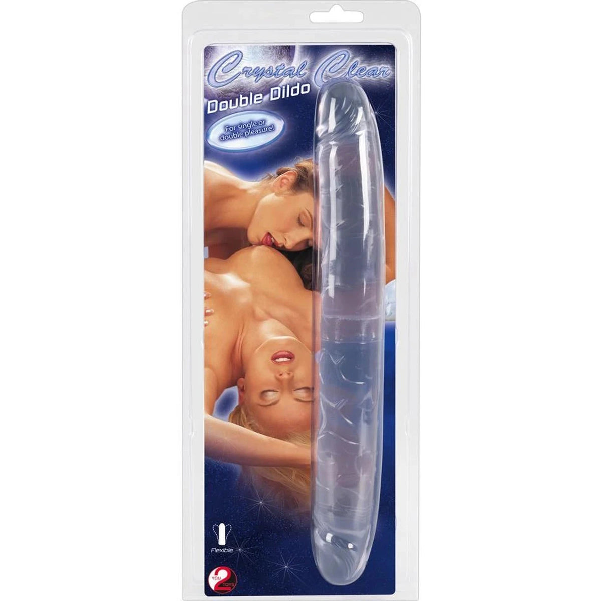 Dildo Duo – doppelt, transparent | Crystal