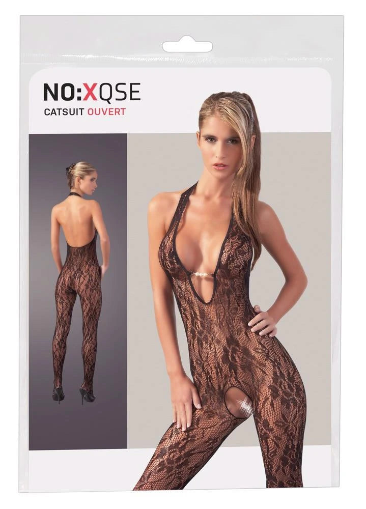 Catsuit Pearls – schwarz | NO:XQSE