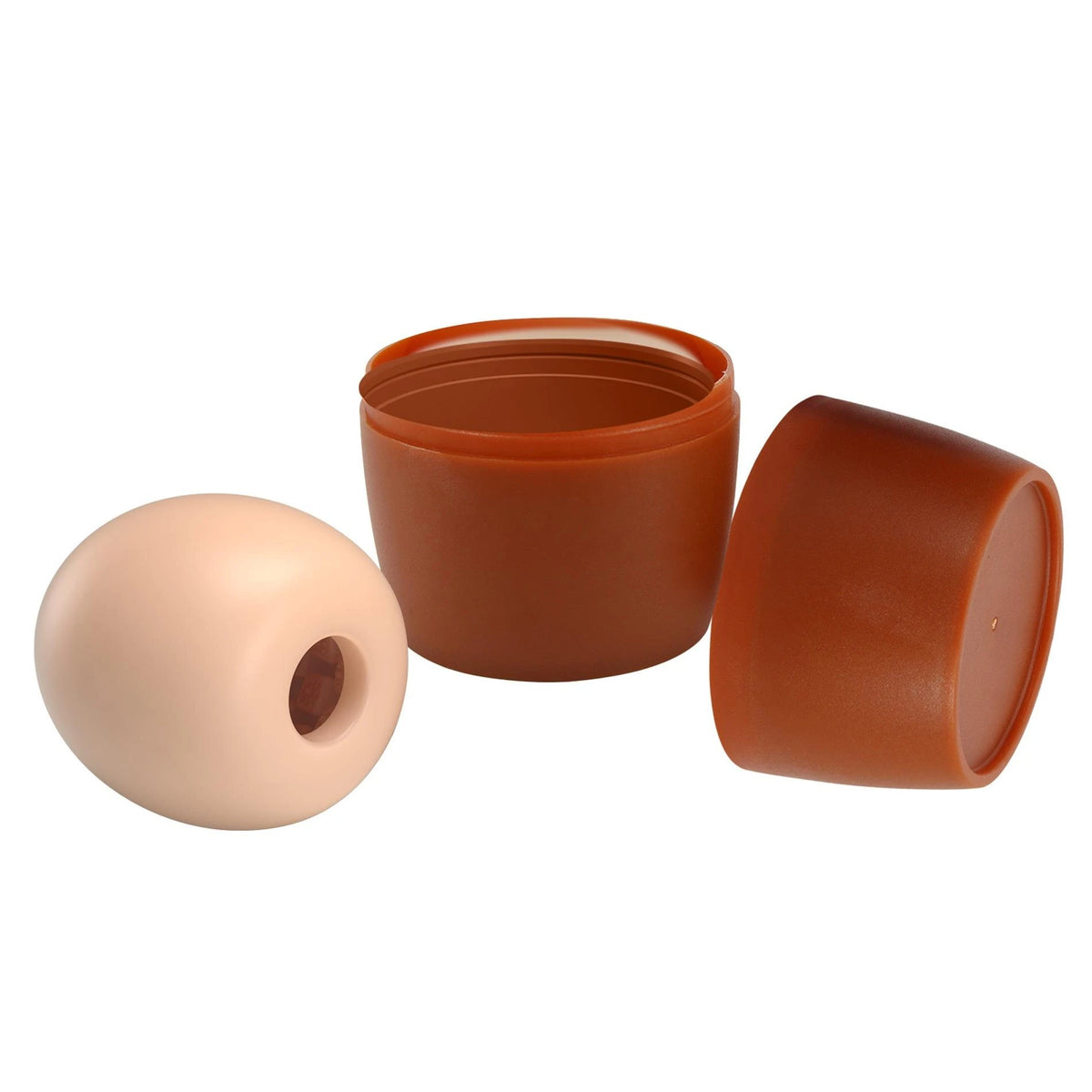 Masturbador Madeira Charming Barrel – à prova de água, nude | Pretty Love