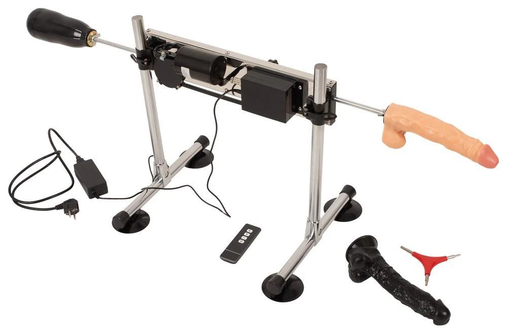 Sex machine sided Fucking 33 velocità – con telecomando, doppia, argento | The Banger