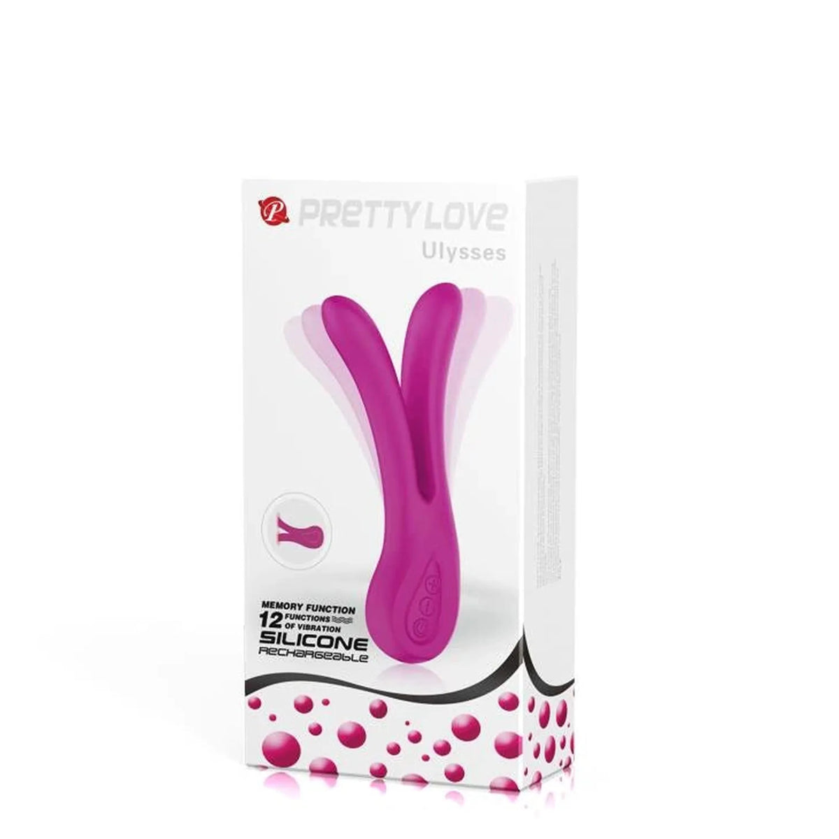Rabbit vibrátor Magic 7 funkció – újratölthető, dupla, lila | Pretty Love