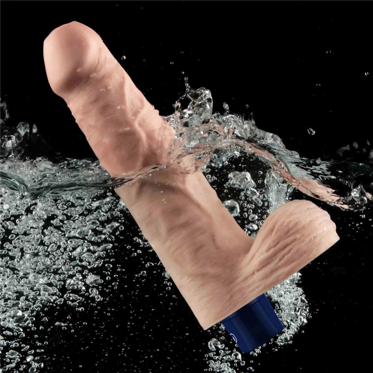 Consolador Softee 10 funciones – recargable, vibrador, nude 10-LV330211 | Lovetoy