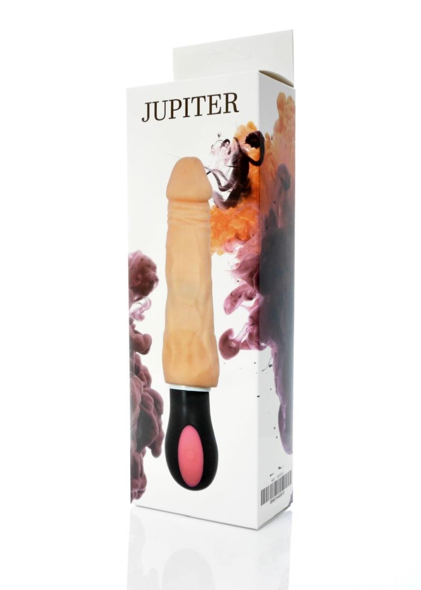 Vibrador realista Jupiter 12 funciones – rotatorio, de cyberskin, nude | Favorites