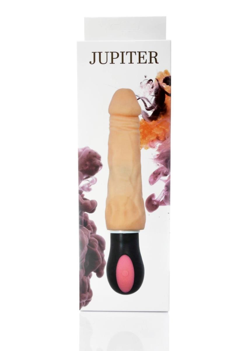 Vibrador realista Jupiter 12 funciones – rotatorio, de cyberskin, nude | Favorites