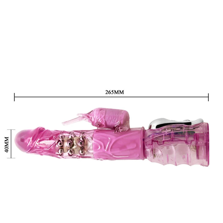 Vibrador rabbit Travel Partner – rotatorio | Baile