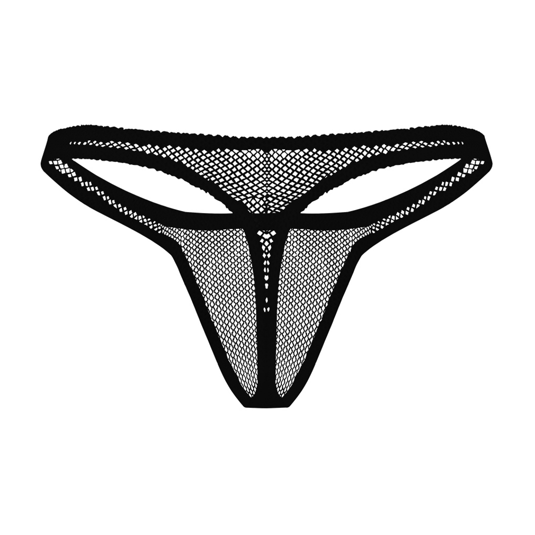 Tanga de hombre Bong – negra 44211CBKLX | Male Power