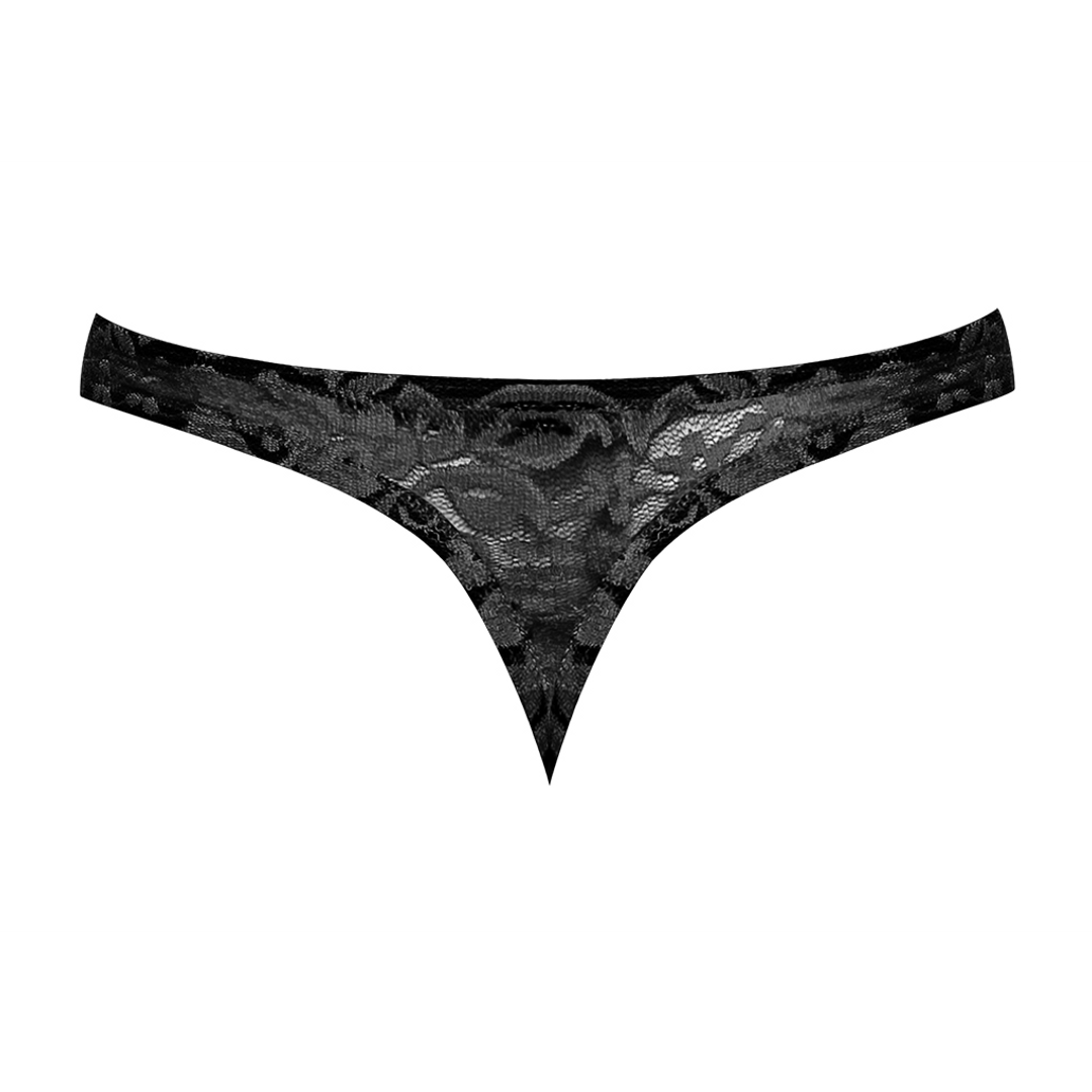 Férfi tanga Bong – fekete 442162BKLX | Male Power