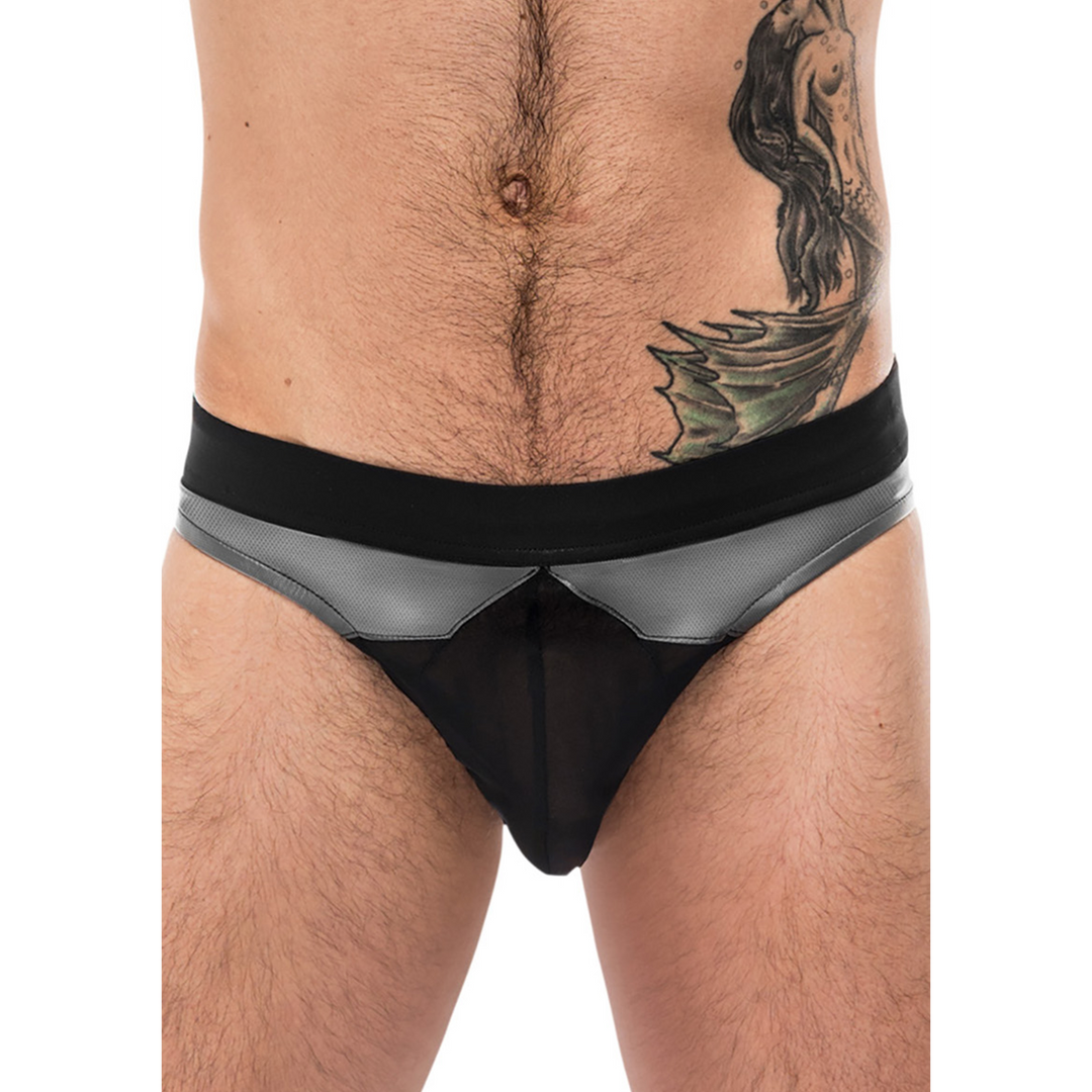 Perizoma uomo – in rete, grigio | Male Power
