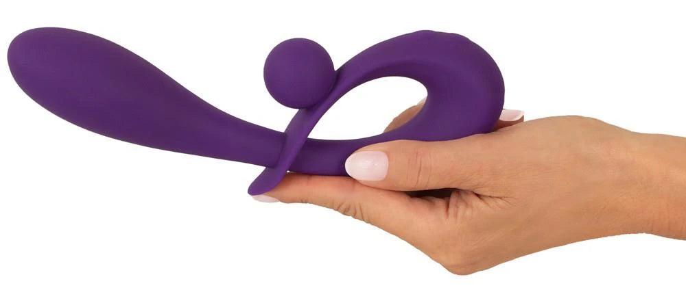Clitoral stimulator 10 functions – rechargeable, purple | Sweet Smile