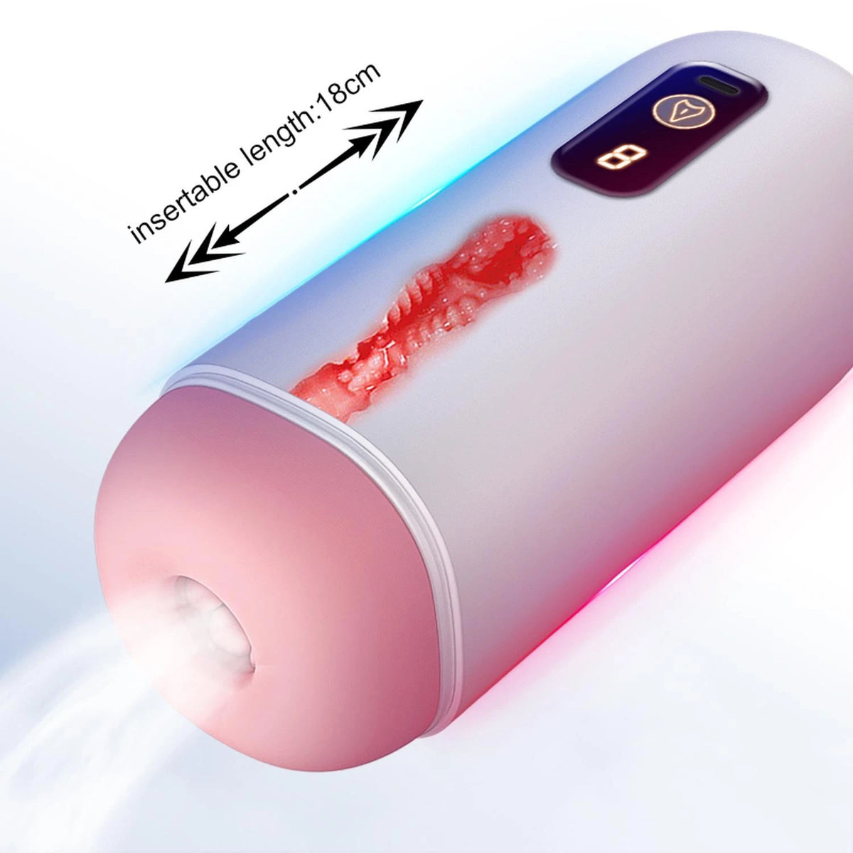 Masturbador 8 funciones – recargable, vibrador, nude | Favorites