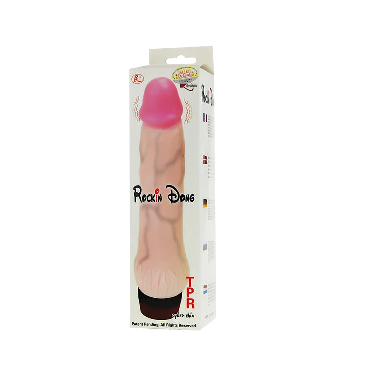Consolador Rockin – vibrador, nude | Baile