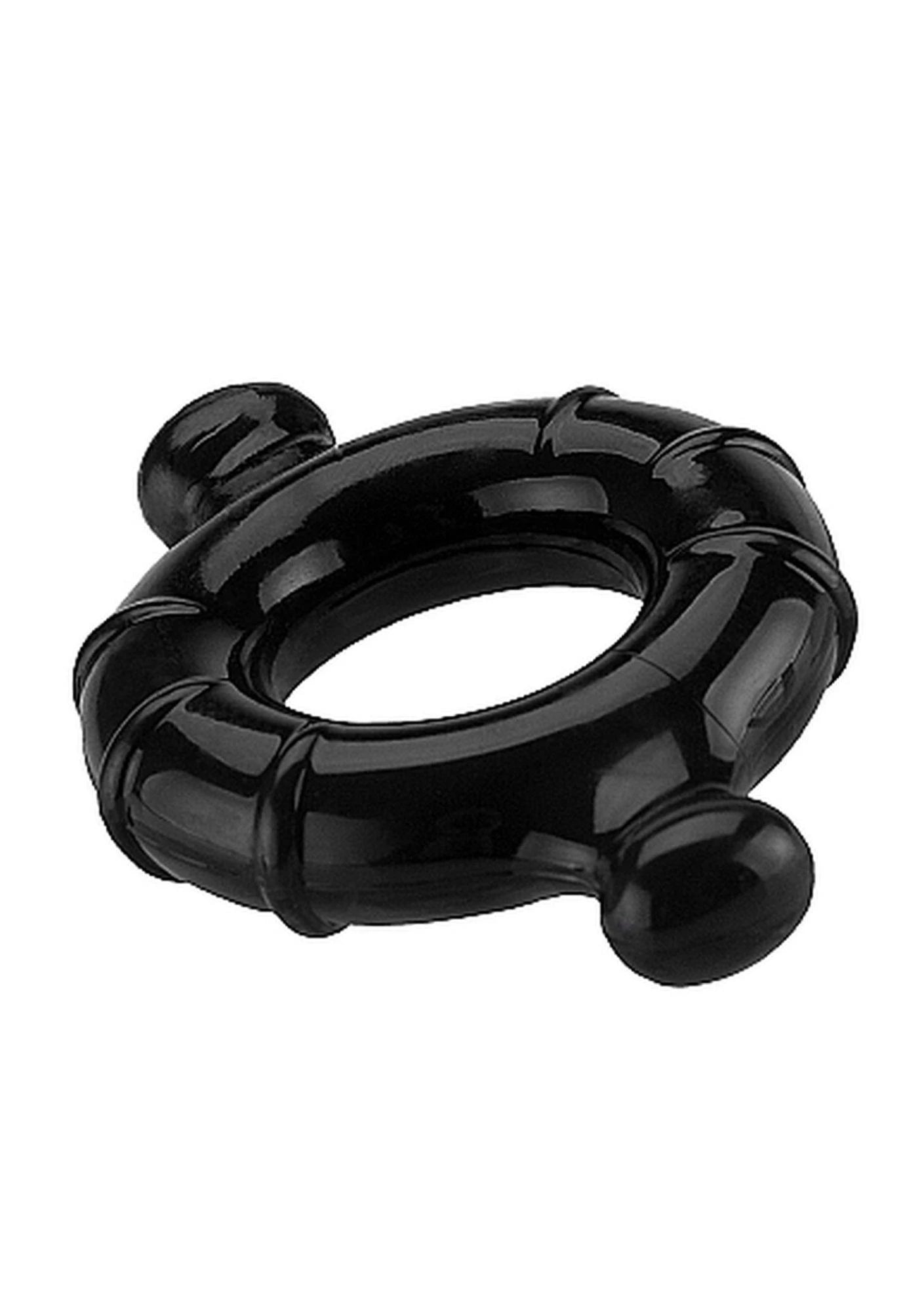 Anneau en caoutchouc - Moyen - Noir
