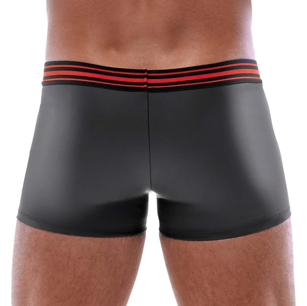 Boxer Homme noir/rouge L