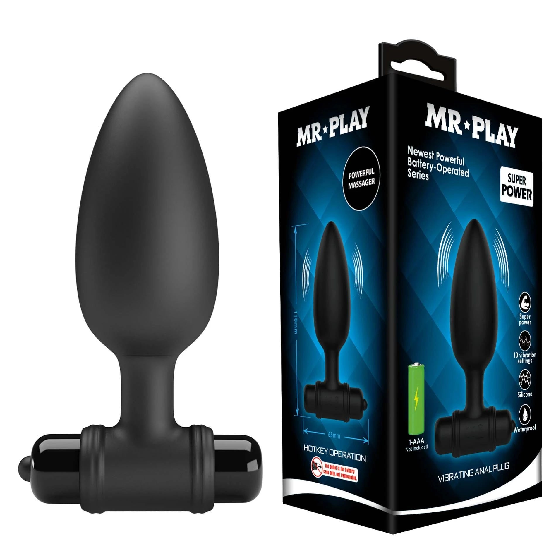 Mr. Play Plug Anal Vibrante